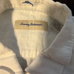 Tommy Bahama Cream Men's Casual Shirt